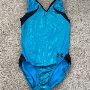 Teal under armor leotard